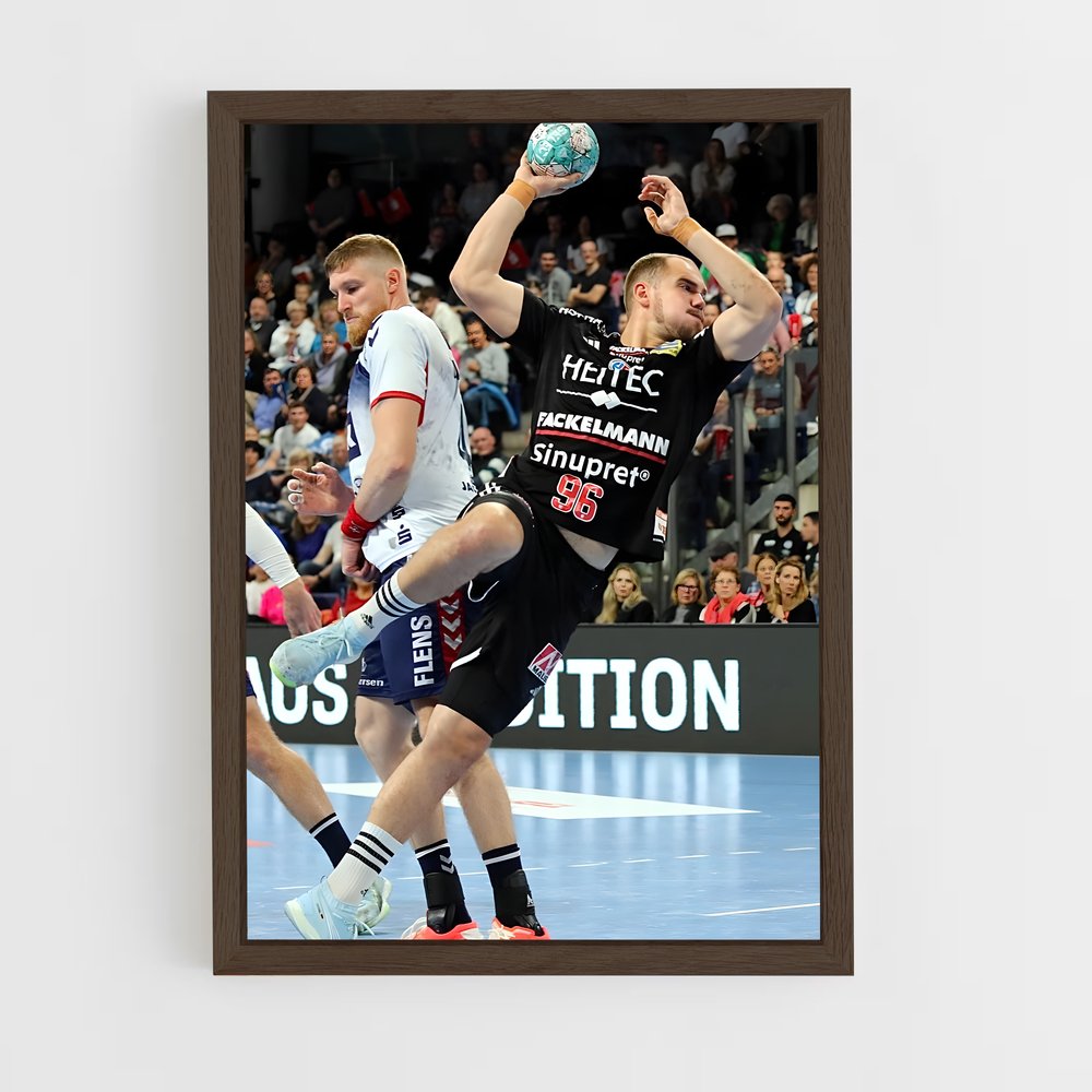 Poster passion sport – affiche Handball (vue 5)